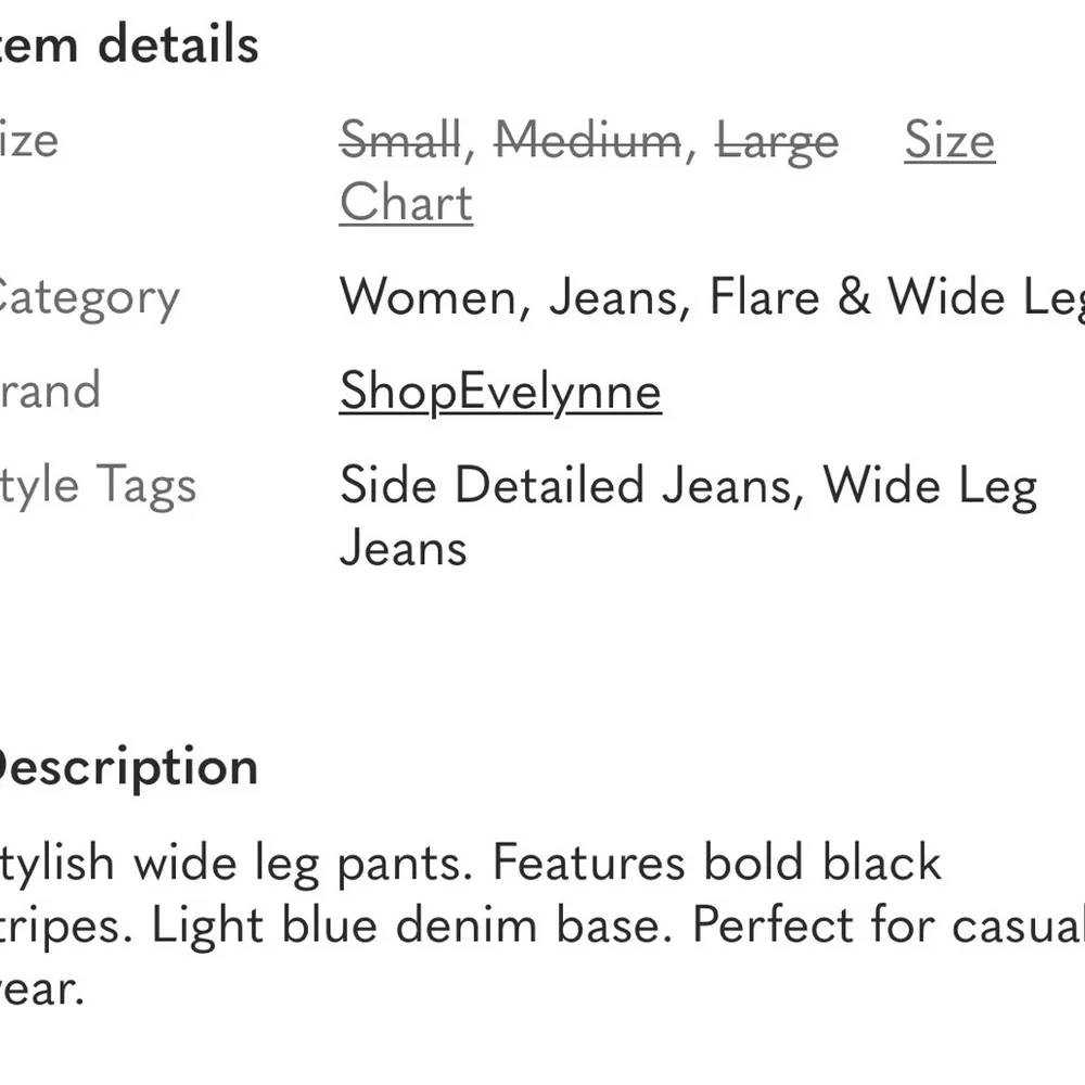 Stylish Denim Track Pants with Black Stripes - Picture 2 of 6